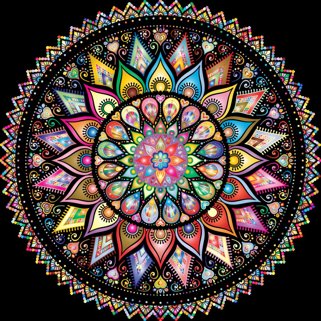 mandala, decorative, floral